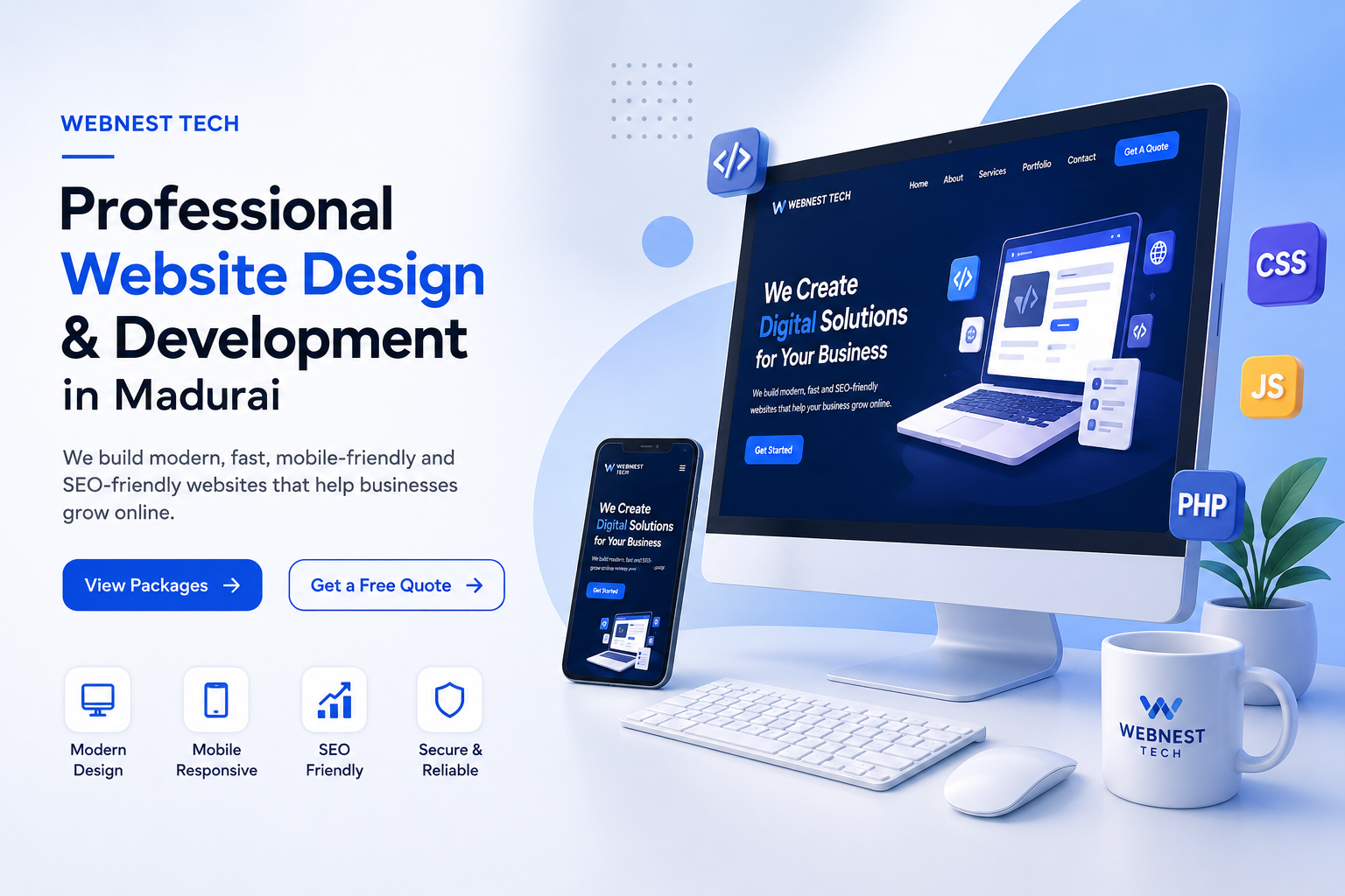 WebNest Tech Website Design and Development in Madurai